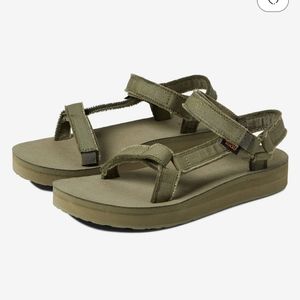 Teva Sandals- olive green